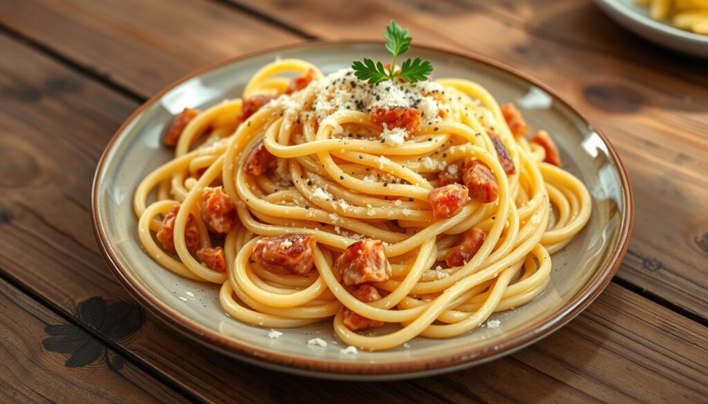 Spaghetti Carbonara: Cremig und einfach